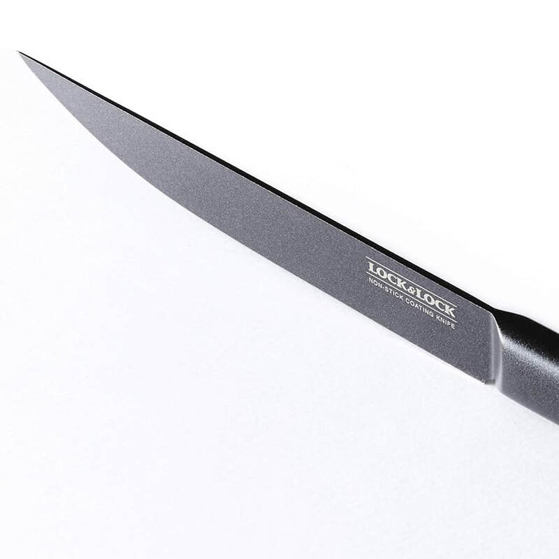 Dao Nhà Bếp Paring Knife Dài 228 mm, Bằng Thép Không Gỉ - Màu Đen - LocknLock - CKK314, , large image number null